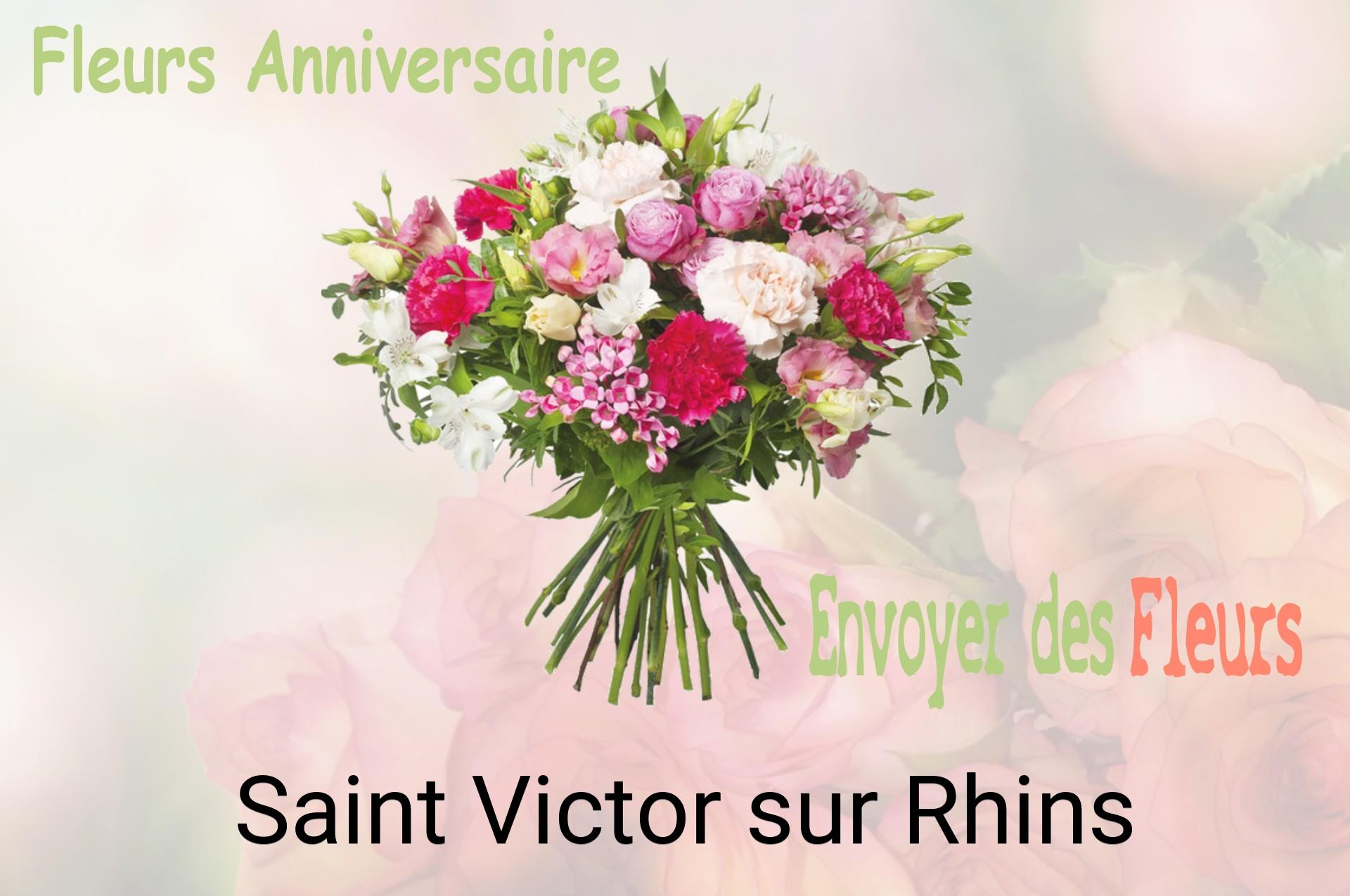 Bouquet de fleurs d’anniversaire livré à Saint-Victor-sur-Rhins